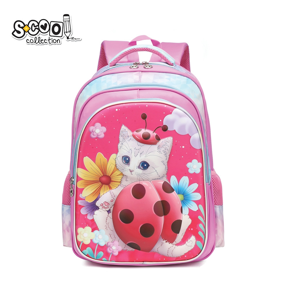 Ghiozdan 3D LADYBUG, multicolor, compartimentat, 41x31x24 cm - imagine 4